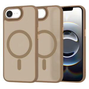 Techsuit iPhone 16e MagSafe HaloFrost Θήκη Σκληρή - Brown