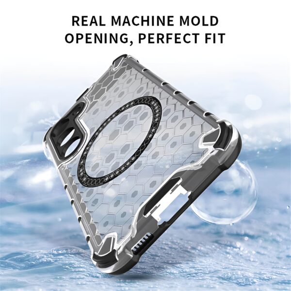 Techsuit Samsung Galaxy A35 5G Shockproof Honeycomb Magnetic Ring Θήκη Σκληρή - White