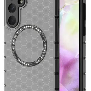 Techsuit Samsung Galaxy A35 5G Shockproof Honeycomb Magnetic Ring Θήκη Σκληρή - Black