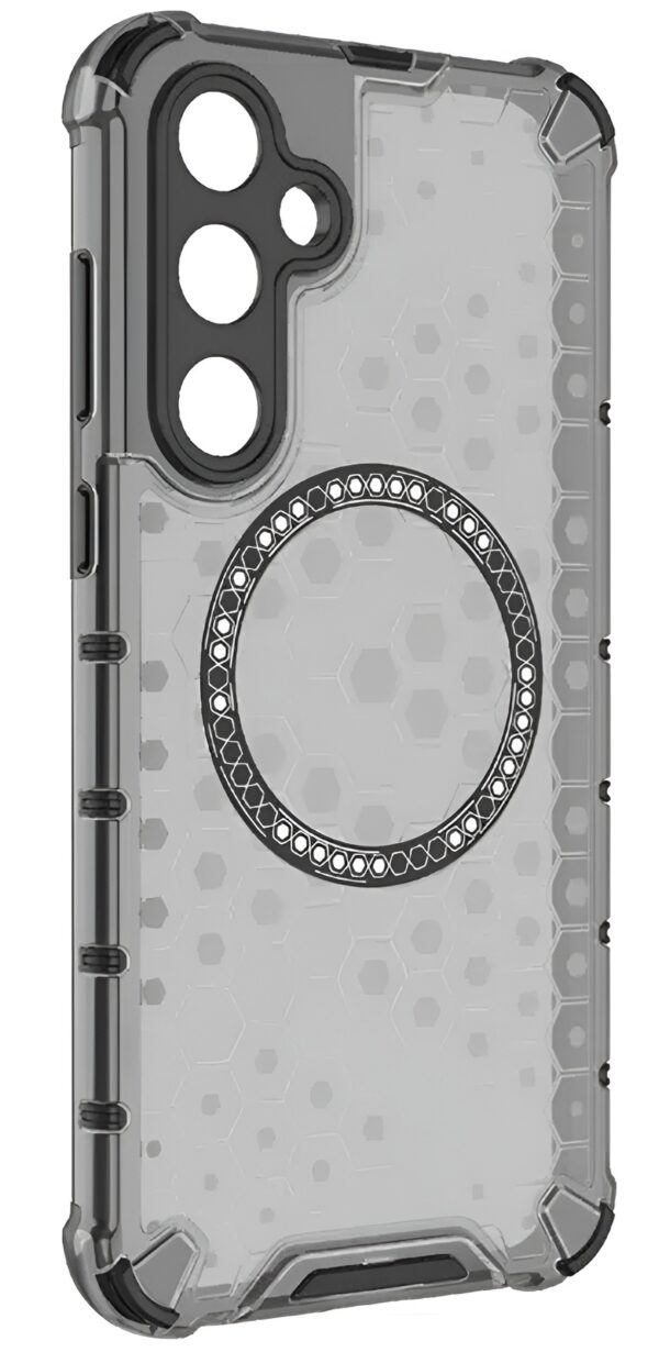 Techsuit Samsung Galaxy A35 5G Shockproof Honeycomb Magnetic Ring Θήκη Σκληρή - Black