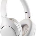 QCY H3 Lite Over-Ear Ασύρματα / Ενσύρματα Ακουστικά έως 60 ώρες ANC Λευκό