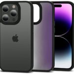 Tech - Protect iPhone 15 Pro Max Matte Θήκη Με Πλαίσιο Σιλικόνης - Black