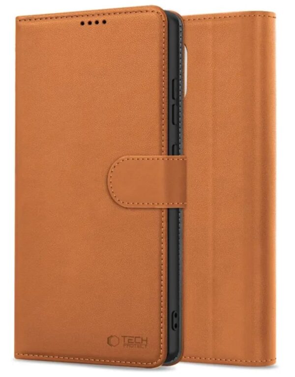 Tech Protect iPhone 16e Matte Θήκη Βιβλίο - Brown