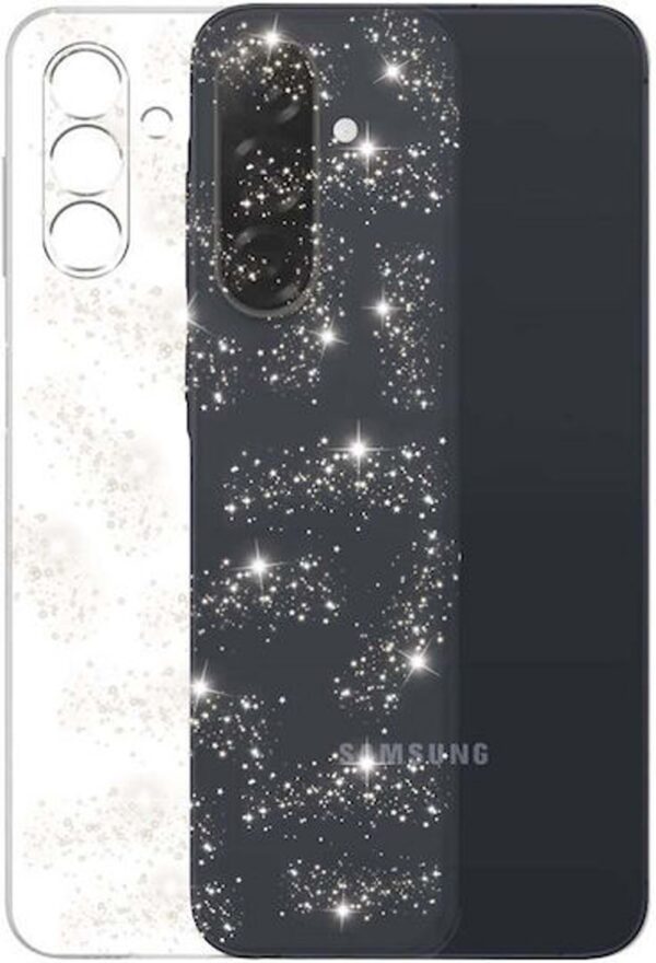 Techsuit Samsung Galaxy S24 FE SparkleSkin Series Θήκη Σιλικόνης - Διάφανη με Γκλίτερ