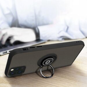 Techsuit iPhone 16 Pro Glinth Θήκη Με Πλαίσιο Σιλικόνης Διάφανη -Black