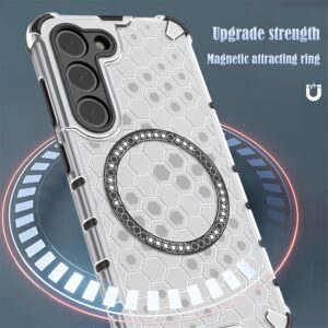 Techsuit Samsung Galaxy S25 Ultra 5G MagSafe Honeycomb Shield Σκληρή Θήκη - White