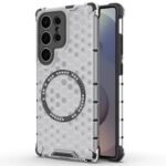 Techsuit Samsung Galaxy S25 Ultra 5G MagSafe Honeycomb Shield Σκληρή Θήκη - White