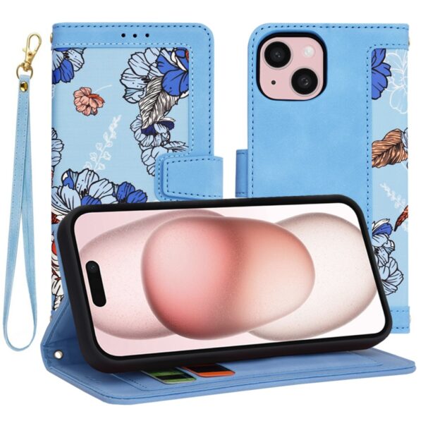 Techsuit iPhone 15 FlipCraft Θήκη Βιβλίο - Vibrant Blue