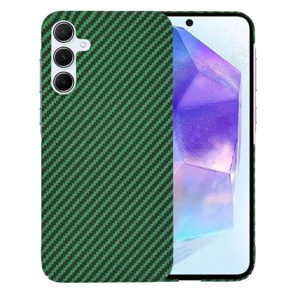 Techsuit Samsung Galaxy A55 5G Carbonite Fibershell Θήκη Σκληρή - Green