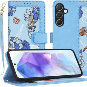 Techsuit Samsung Galaxy A55 5G Flipcraft Θήκη Βιβλίο - Vibrant Blue