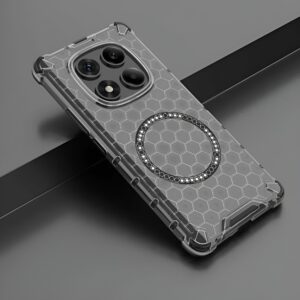 Techsuit Xiaomi Redmi Note 14 Pro 4G HoneyComb Shield Θήκη Σκληρή με Magsafe - Black