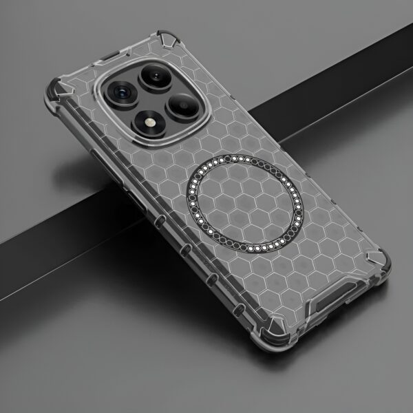 Techsuit Xiaomi Redmi Note 14 Pro 4G HoneyComb Shield Θήκη Σκληρή με Magsafe - Black