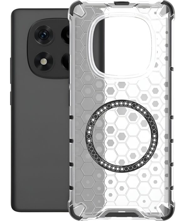 Techsuit Xiaomi Redmi Note 14 Pro 4G HoneyComb Shield Θήκη Σκληρή με Magsafe - White