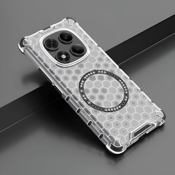 Techsuit Xiaomi Redmi Note 14 Pro 4G HoneyComb Shield Θήκη Σκληρή με Magsafe - White