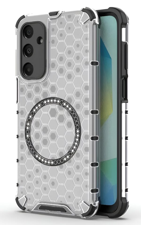 Techsuit Samsung Galaxy A16 4G / A16 5G MagSafe HoneyComb Shield Θήκη Σκληρή - White