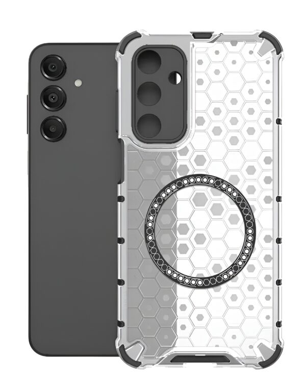 Techsuit Samsung Galaxy A05s 4G Magsafe Honeycomb Shield Θήκη Σκληρή - White