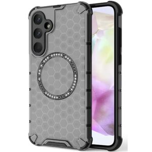 Techsuit Samsung Galaxy A36 5G Magsafe Honeycomb Shield Θήκη Σκληρή - Black