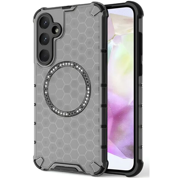 Techsuit Samsung Galaxy A36 5G Magsafe Honeycomb Shield Θήκη Σκληρή - Black Techsuit Samsung Galaxy A36 5G Magsafe Honeycomb Shield Θήκη Σκληρή - Black
