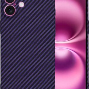 Techsuit iPhone 16 Carbonite Fibershell Θήκη Σκληρή - Purple