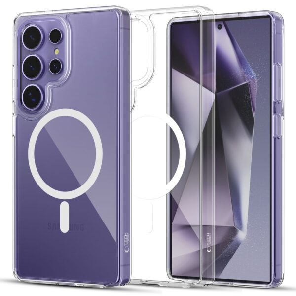 Tech-Protect Samsung Galaxy S25 Ultra 5G MagSafe Flexair Hybrid Θήκη Σιλικόνης Διάφανη - Clear