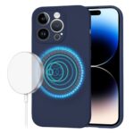 Techsuit iPhone 15 MagSafe Softflex Θήκη Σιλικόνης - Navy Blue