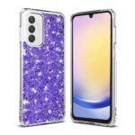 Techsuit Samsung Galaxy A25 5G Sparkly Glitter Θήκη με Πλαίσιο Σιλικόνης Διάφανη - Purple