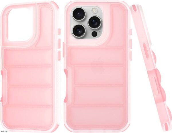 Techsuit iPhone 16 Pro Wave Shield Θήκη Σιλικόνης - Pink