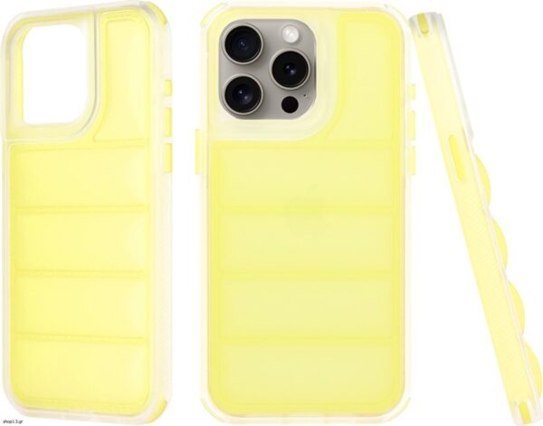 Techsuit iPhone 16 Pro Wave Shield Θήκη Σιλικόνης - Yellow