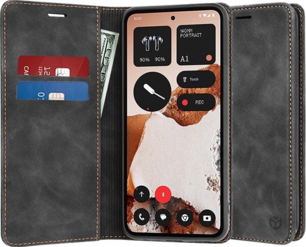 Techsuit Samsung Galaxy A05s 4G Confy Cover Θήκη Βιβλίο - Black Techsuit Samsung Galaxy A05s 4G Confy Cover Θήκη Βιβλίο - Black