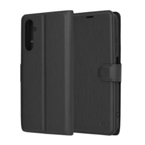 Techsuit Samsung Galaxy A55 5G Leather Folio Θήκη Βιβλίο - Black