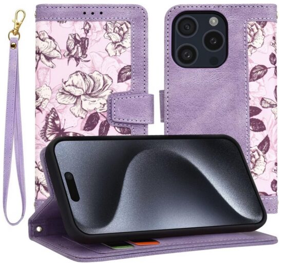 Techsuit iPhone 16 Pro Flipcraft Θήκη Βιβλίο - Mysterious Purple