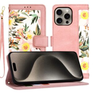 Techsuit iPhone 16 Pro Flipcraft Θήκη Βιβλίο - Sweetheart Pink