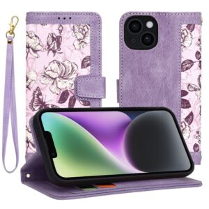 Techsuit iPhone 15 Flipcraft Θήκη Βιβλίο - Mysterious Purple