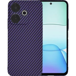 Techsuit Xiaomi Redmi 13 / Poco M6 4G Carbonite Fibershell Θήκη Σκληρή - Purple