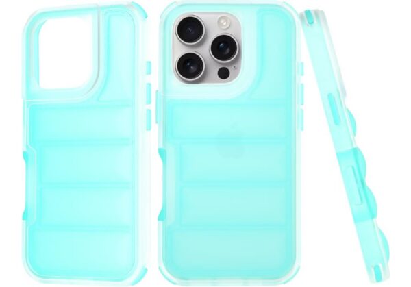 Techsuit iPhone 16 Pro Wave Shield Θήκη Σιλικόνης - Turquoise