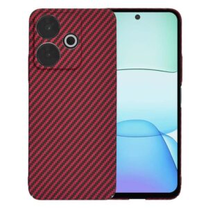 Techsuit Xiaomi Redmi 13 / Poco M6 4G Carbonite Fibershell Θήκη Σκληρή - Red