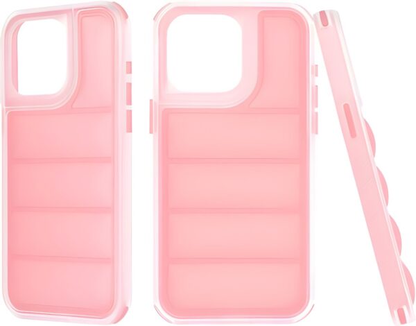 Techsuit iPhone 15 Pro Max Wave Shield Θήκη Σιλικόνης - Pink
