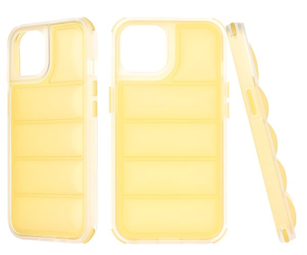 Techsuit iPhone 15 Wave Shield Θήκη Σιλικόνης TPU - Yellow