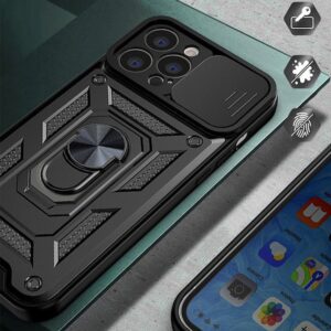 Techsuit iPhone 13 Camshield Series Θήκη Σκληρή - Black
