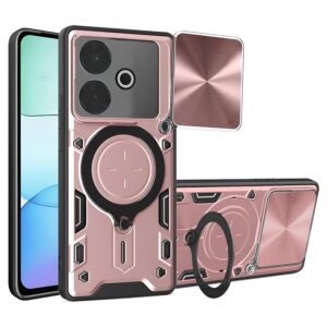 Techsuit Xiaomi Redmi 13 / Poco M6 4G Camguard Pro Θήκη Σκληρή - Rose Gold