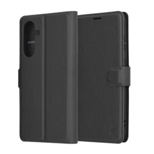 Techsuit Samsung Galaxy A36 5G Leather Folio Θήκη Βιβλίο - Black