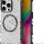 Techsuit iPhone 16 Pro Magsafe Honeycomb Shield Θήκη Σκληρή - White