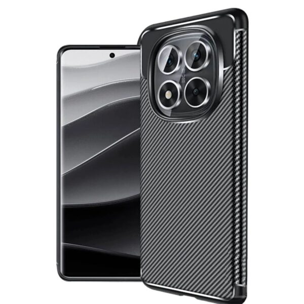Techsuit Xiaomi Redmi Note 14 Pro 4G Carbon Fiber Θήκη Σιλικόνης TPU - Black Techsuit Xiaomi Redmi Note 14 Pro 4G Carbon Fiber Θήκη Σιλικόνης TPU - Black