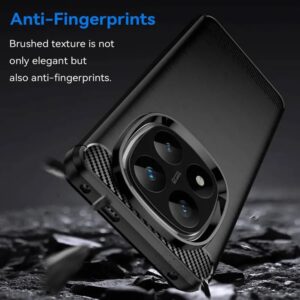 Techsuit Xiaomi Redmi Note 14 Pro 4G Carbon Silicone Θήκη Σιλικόνης TPU - Blue