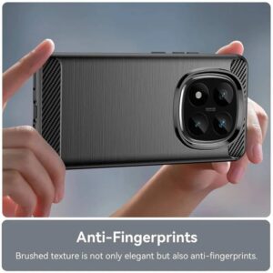 Techsuit Xiaomi Redmi Note 14 Pro 4G Carbon Silicone Θήκη Σιλικόνης TPU - Blue