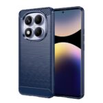 Techsuit Xiaomi Redmi Note 14 Pro 4G Carbon Silicone Θήκη Σιλικόνης TPU - Blue