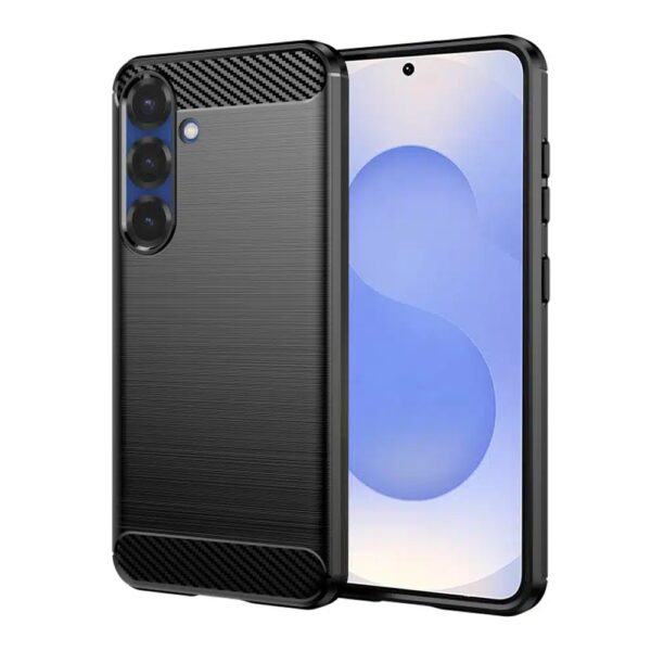 Techsuit Samsung Galaxy S24 FE Carbon Θήκη Σιλικόνης - Black