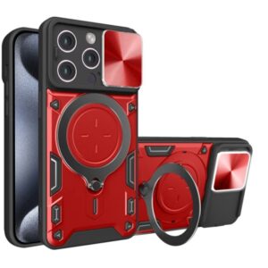 Techsuit iPhone 15 Camguard Pro Θήκη Σκληρή - Red