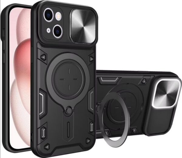 Techsuit iPhone 15 Camguard Pro Θήκη Σκληρή - Black