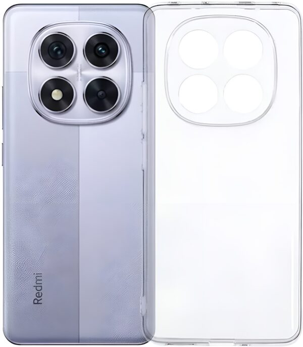 Techsuit Xiaomi Redmi Note 14 Pro 4G Clear Silicone Θήκη Σιλικόνης TPU - Διάφανη